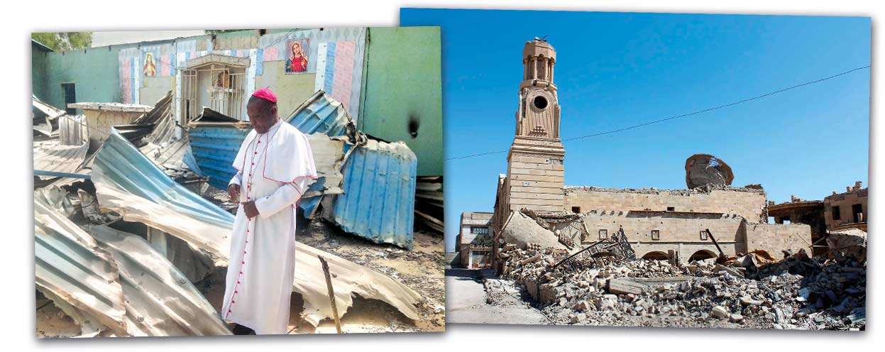 A collage of a person in a white robe and a building with a tower

Description automatically generated